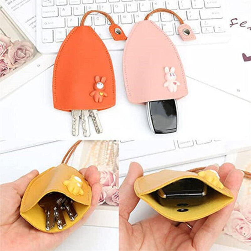 Adorable PU Leather Key Pouch