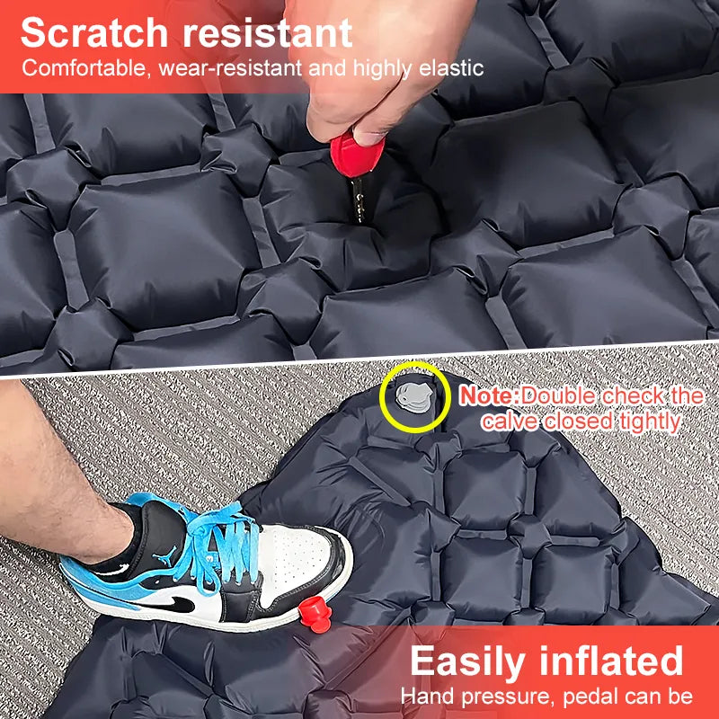 Inflatable Mattress with Pillow