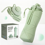 600ml Silicone Folding Water Bottle
