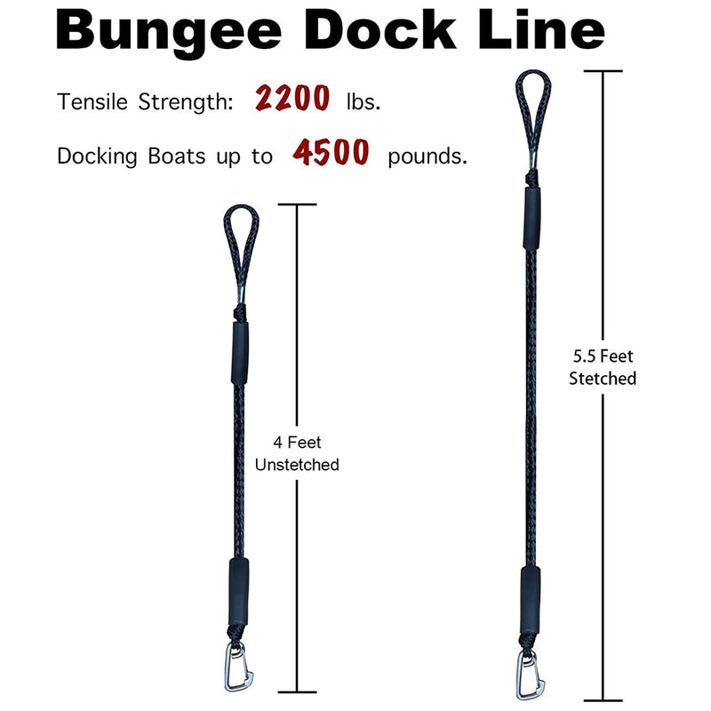 Boat Bungee Dock Lines