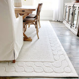 Picket Fences Cottage Woven Area Rug