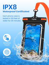 Waterproof Phone Pouch 1 or 2pk