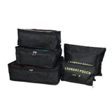 6 PCS Travel Storage Bag Packing Cube Bag Travel Kit
