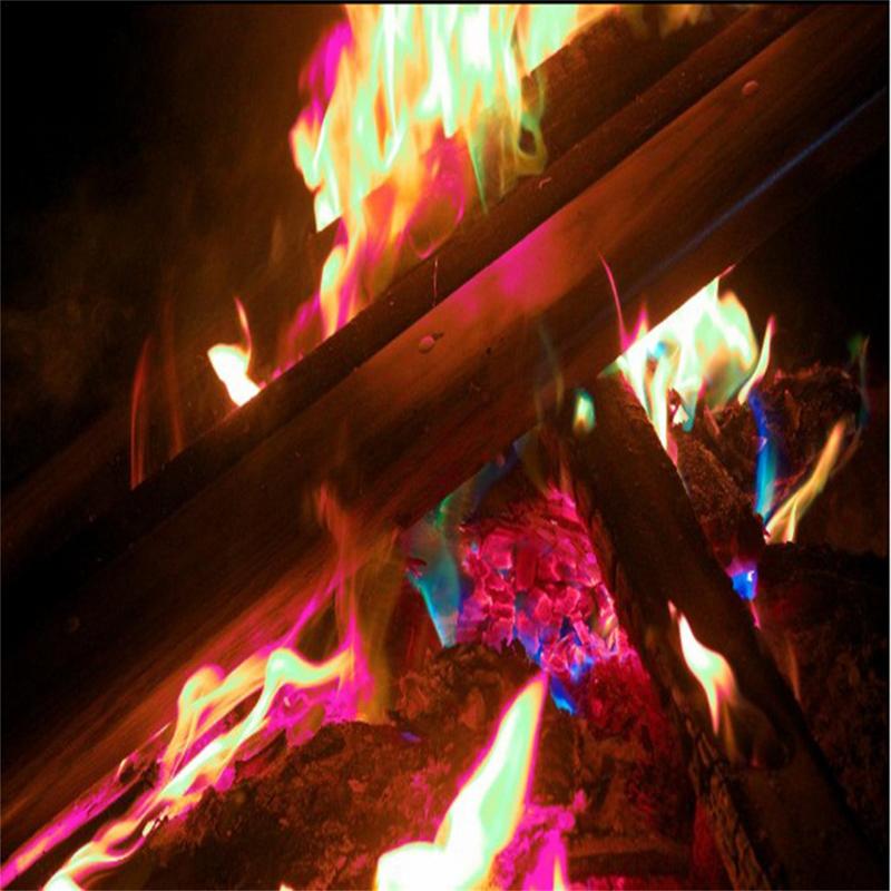 Magic Fire Colorful Flames Bonfire Powder