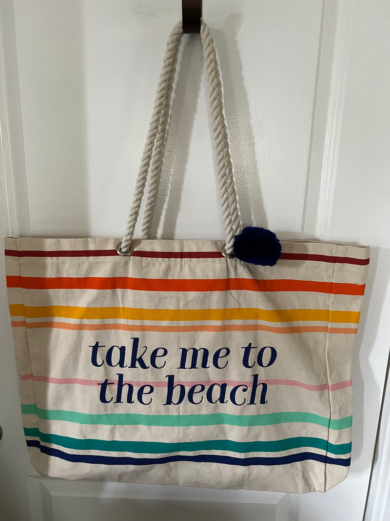 Beach Tote- Take Me To The Beach